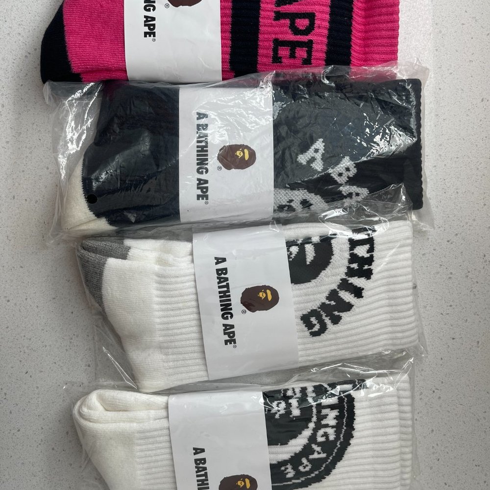 bathing ape socks